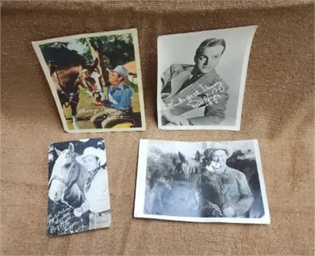 Vintage Signed Movie Star Photos