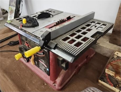 10" Table Top Saw w/ Extra Blades