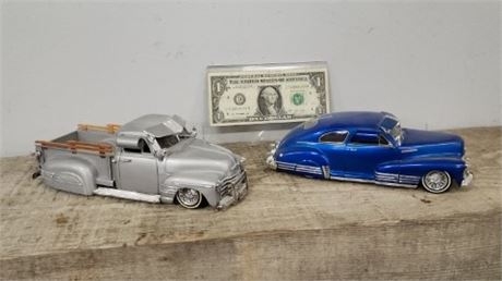 1945 & '51 Die-Cast Chevrolet Pair