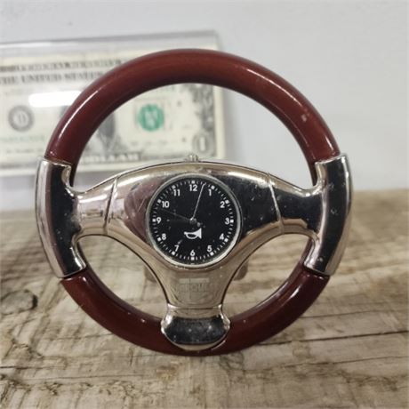 Die-Cast Timex Fuel Pump & Steering Wheel Clock