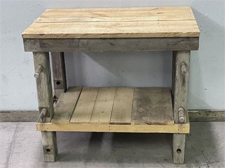 Wood Shop Work Bench - 41x26x37