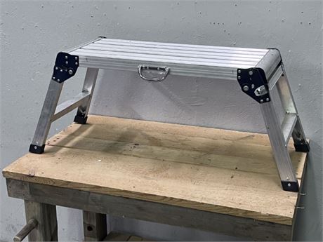 Folding Work Bench/Stool - 12x30x16