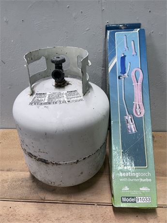 Propane Burner Torch & Tank