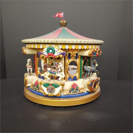 Vintage🎅🏼 Mr. Christmas Holiday Musical🎶 Merry-go-Round🎠