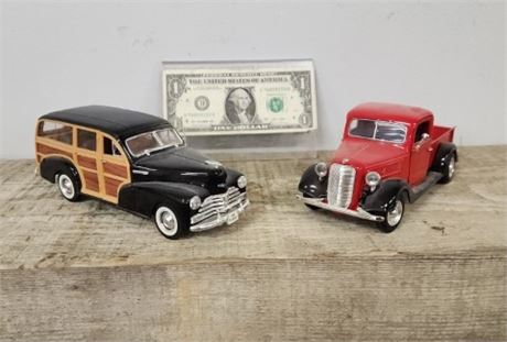 1937 Ford Pick-up & 1948 Die-Cast Fleet Master