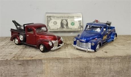 1940 & '53 Die-Cast Ford Tow Truck