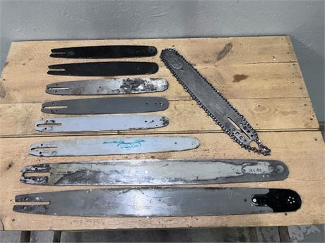 Assorted Chainsaw Bars