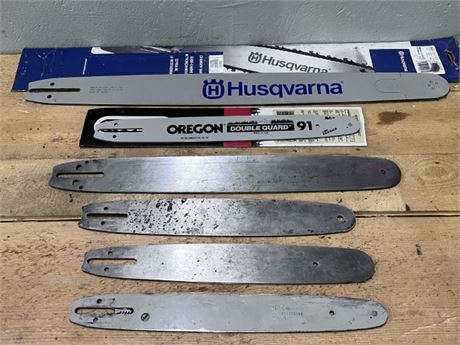 Assorted Chainsaw Bars