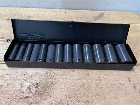 Deep Well ½" Impact Socket Set