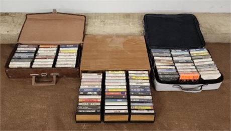 Vintage Country Western Cassette Tapes & Caddys