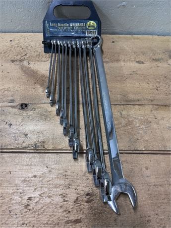 11pc. Metric Long Handle Wrench Set