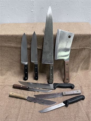 Assorted Meat Prep Knives