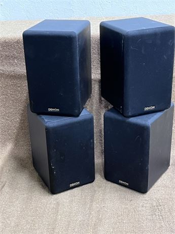 4-Denon SC-535 Satellite Speakers - 4x5x7