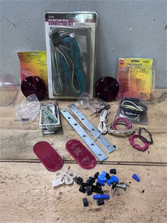 Assorted Trailer Towing Connection/Wiring Items