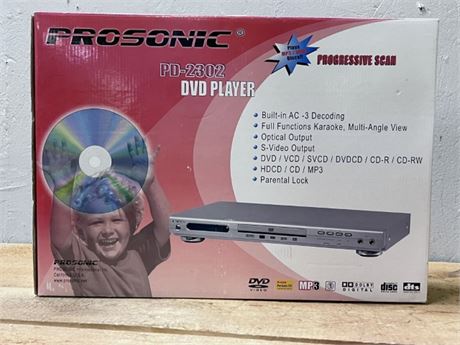 New Sealed DVD Player