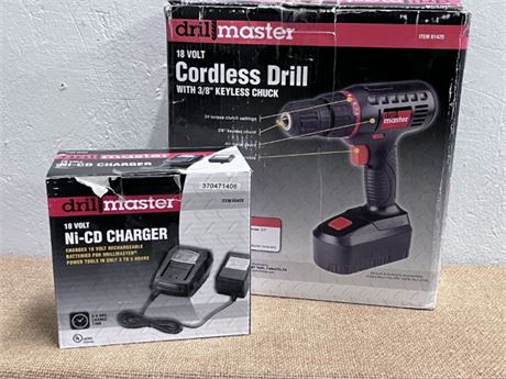 New Cordless Drill & Charger