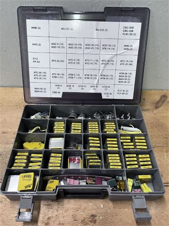 BUSS Fuse Case Organizer with Contents