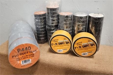 Rolls of Duct/Electricians/Carpet Tape