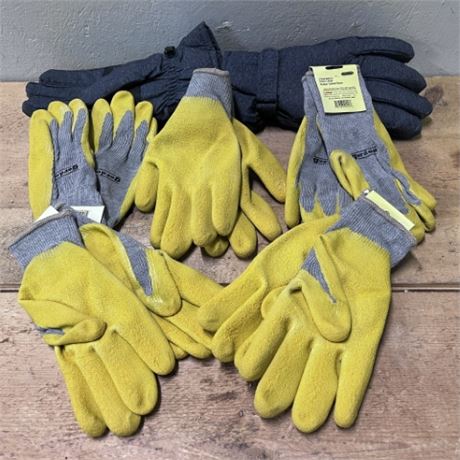 Assorted Work Gloves & Winter Pair...XL