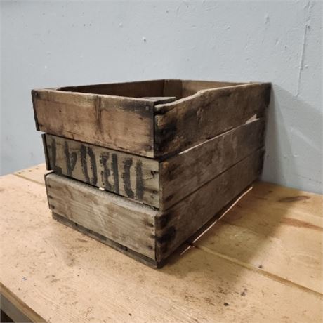 Collectible Wood Crate