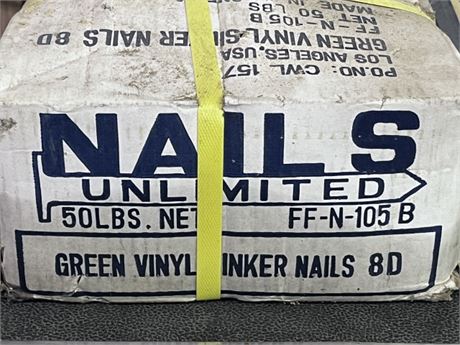 50lbs 8D Green Vinyl Singer Nails
