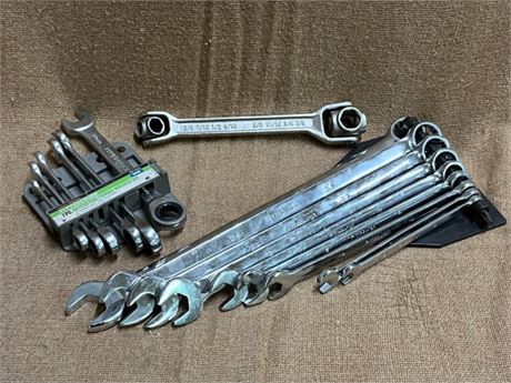 Assorted New Ratchet & Standard Wrenches