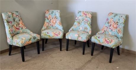 4 New Fabric Dining Room Chairs
