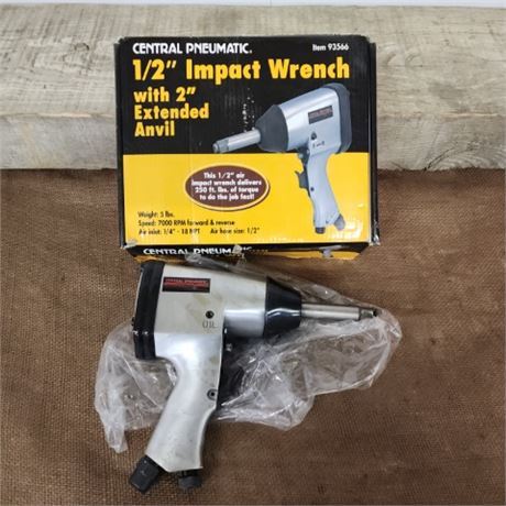 New ½" Impact Wrench w/ Extended Anvil