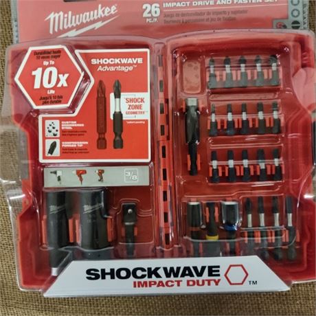 New Milwaukee Impact Drive & Fasten Set