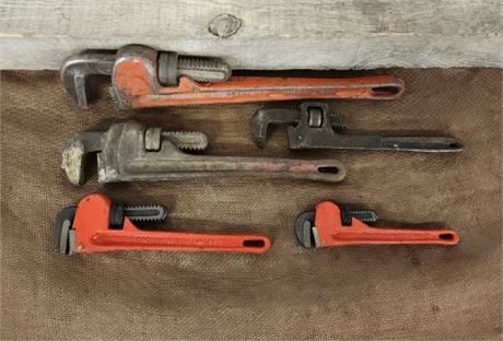 Assorted Pipe Wrenches