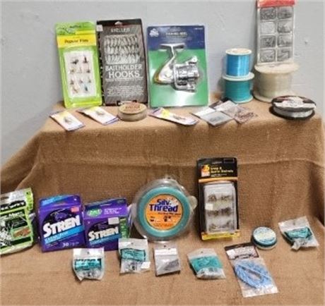 Assorted Fishing Tackle/Line/Misc.
