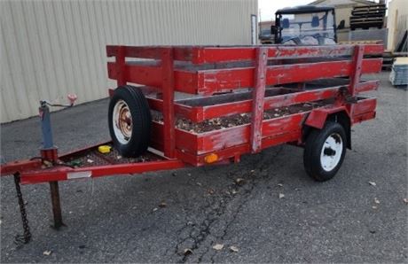 12' Panel Trailer with Steel Mesh Floor