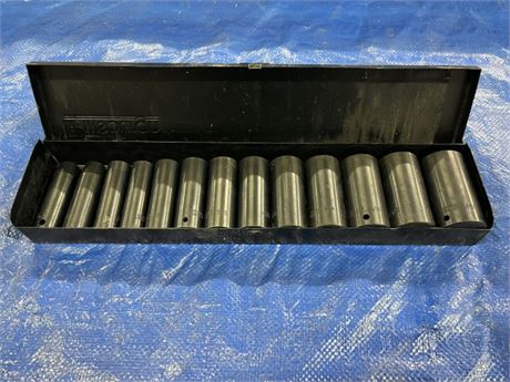 SAE Deep Well Impact Socket Set