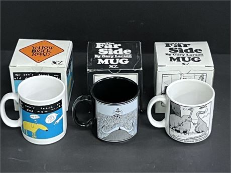 Collectible In Box FAR SIDE Mugs