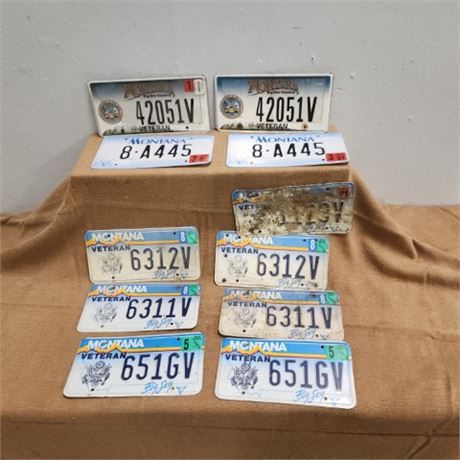 Collectible Montana License Plates