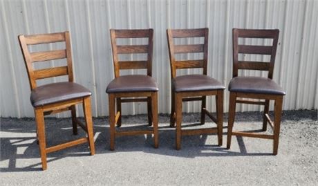 4 Counter Height Stools - 25"