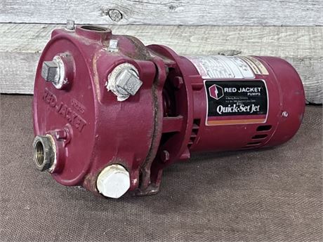 Red Jacket Quick-Set-Jet ½HP  Sprinkler Pump - Newly Rebuilt