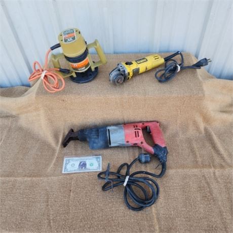 Router/Sawzall/Angle Grinder