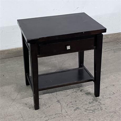 Night Stand/End Table w/ Drawer - 23x27x24