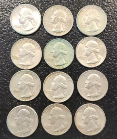 1960-64 Silver Quarters