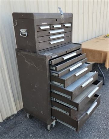 14 Drawer Kennedy Portable Tool Chest - 27x18x53