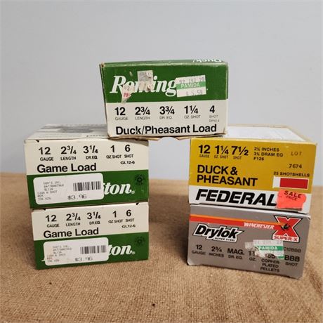 12g. Factory Ammo - 111rds.