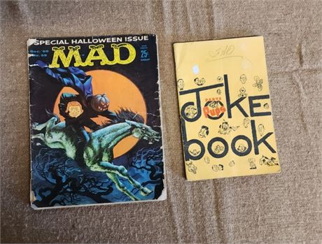 Vintage 1960 Mad Magazine & Joke Book