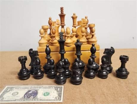 Very Nice Wood Chessmen Set