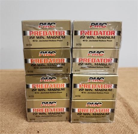 PMC .22 WIN Magnum Factory Ammo - 2000 Rds.