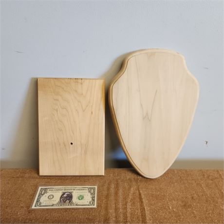 Wood Game Mount Boards