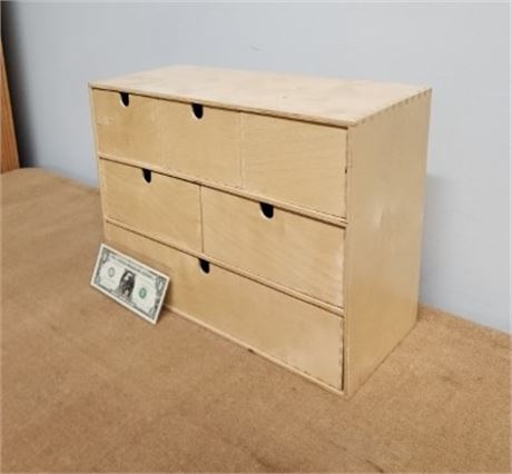 Small IKEA Dovetail Drawered Cabinet with Pulls