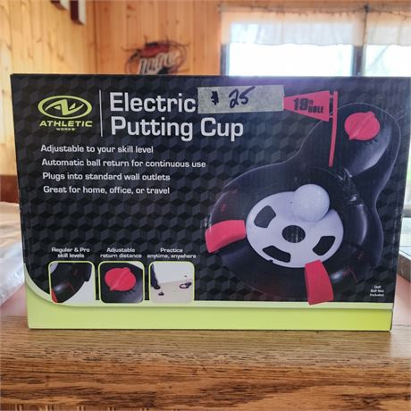 New in Box Electric Putting Cup