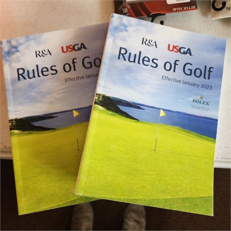 2023 R&A USGA Rules of Golf Books