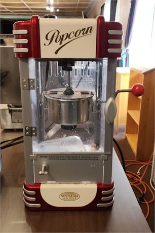 Nostalgia Popcorn Machine - Works - 10x11x19